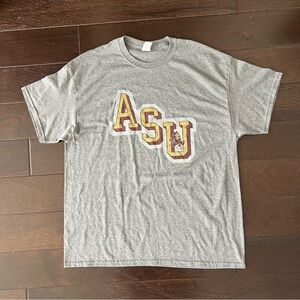 ASU Sun Devil T-Shirt Short Sleeve Classic Fit Gray Mens XL